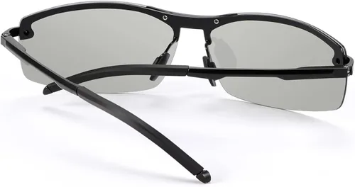 Vista 2 de Mens Sunglasses Polarized Photochromic Safety Glasses For Women Night Vision Glasses UV400 Outdoor Sports Driving Sun Glasses