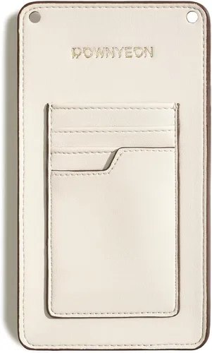Vista 4 de ROWNYEON Monederos pequeños para teléfono celular para hombres y mujeres, portátil, ligero, casual, diario, para viajes, tarjetero de crédito, Blanco