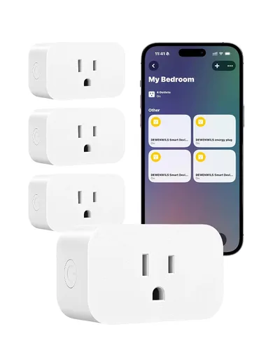 Vista 13 de DEWENWILS Toma de corriente con control remoto para interiores, kit de interruptor de luz remoto expandible, interruptor de encendido/apagado