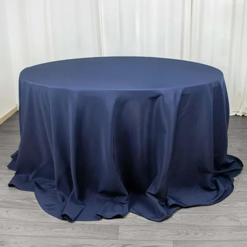 Vista 82 de Efavormart - Mantel redondo de poliéster de 90 pulgadas sin costuras de calidad comercial para banquetes de boda, restaurante