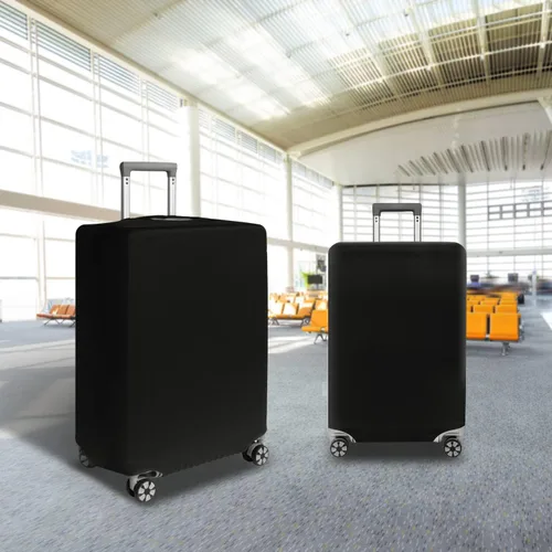 Vista 6 de T Tersely Funda para equipaje de viaje, protector de maleta de elastano, lavable, para equipaje de 18 a 30 pulgadas, protector de equipaje elástico