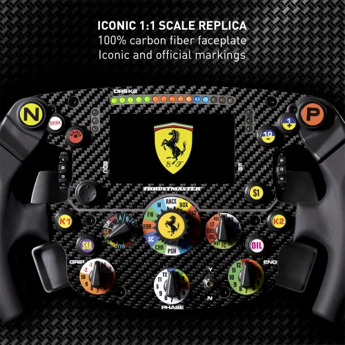 Vista 3 de Thrustmaster Ferrari SF 1000 Edition Officially Licensed Formula One Wheel Add On XBOX Series XS One PS5 PS4 PC