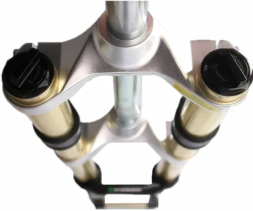 Vista 6 de BUCKLOS 26 27.5 29 MTB bicicleta suspensión horquilla 7.087 in viaje, bicicleta de aleación de magnesio cuesta abajo tenedores 0.787 in eje, 1-1/8