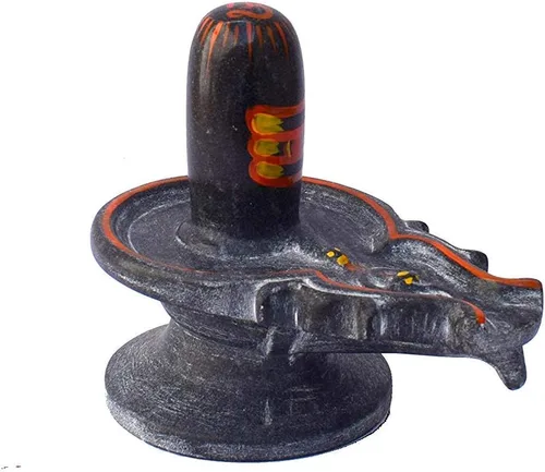 Vista 5 de Escultura de Murti Murti-Shiv Ling Idol Murti-Shiv Ling Idol Murti (5 pulgadas)