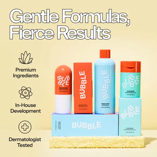 Vista 7 de Máscara de Hidratación Nocturna Bubble Skincare - Máscara Facial Suave y Exfoliante para la Noche para la Reparación de la Barrera Cutánea
