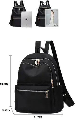 Vista 7 de go-done Mochila para mujer, Negro1, Moda
