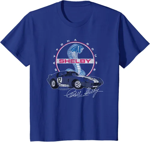 Vista 13 de Carroll Shelby Daytona Coupe Circle Logo Camiseta, Gris