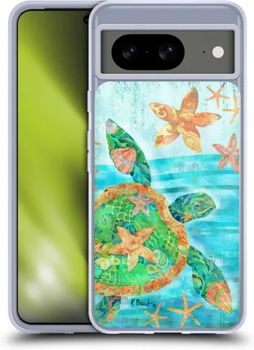 Vista 11 de Head Case Designs Officially Licensed Paul Brent Agate Mermaid Coastal Gel Case [Military Grade Protection] Compatible with Google Pixel 8 and
