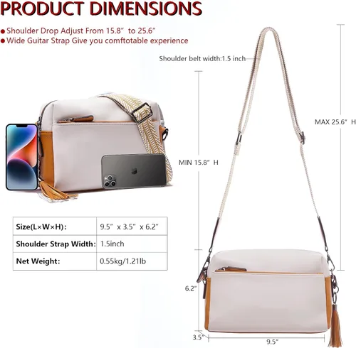 Vista 3 de Lostars Small Crossbody Purses for Women,crossbody purse for women,crossbody purse for women trendy