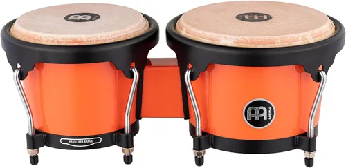 Vista 26 de Meinl Percussion HB100SNT-M bongós de madera natural de 6 3/4 y 8 pulgadas, Negro Bongos de carcasa sintética duradera profesional para adultos