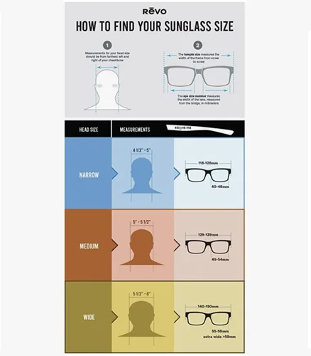 Vista 9 de Revo Gafas de sol Descend Pro: Lente Polarizada con Marco Rectángulo Sin Rimless