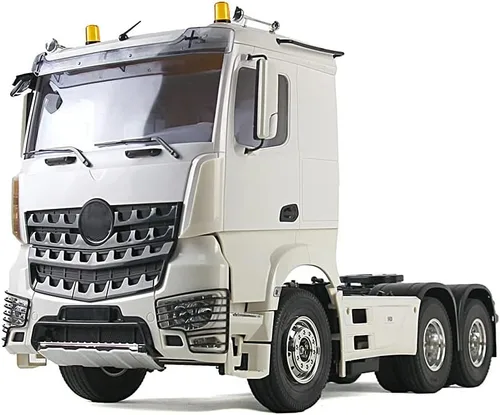 Vista 2 de 1/14 3Axles Low Top Rc Tractor Trailer Truck US en stock Kit Motor para DIY