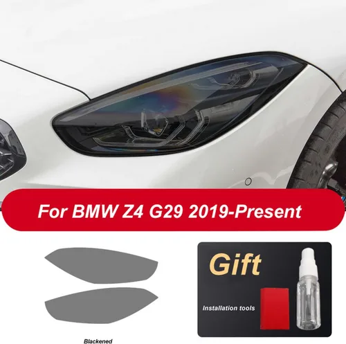Vista 4 de JCAKES Adhesivo de TPU transparente para faros delanteros de coche, para BMW Z4 E89 2009-2016 G29 2019 2020 Accesorios