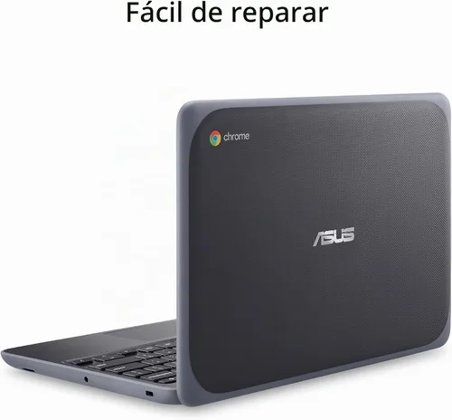 Vista 5 de ASUS Chromebook C203XA portátil resistente y resistente a derrames, 11.6" HD, 180 grados, procesador MediaTek Quad-Core, 4GB RAM, 32GB eMMC