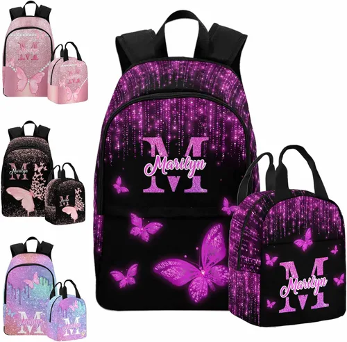 Vista 66 de Texto personalizado Elefante desgaste gafas mochila mochila mochila casual Daypack bolsa para mamá niñas, color86-4, Mochilas Daypack