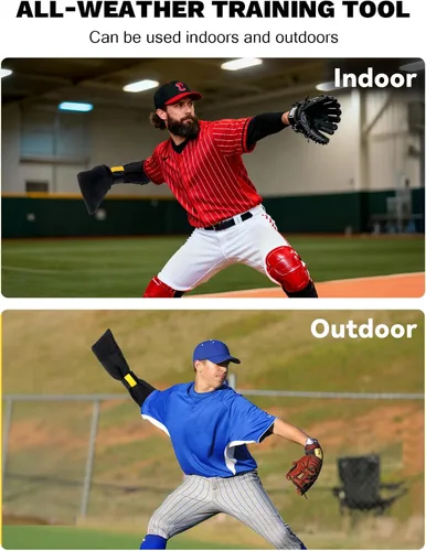 Vista 7 de Calcetines de entrenamiento de béisbol, calcetines de entrenamiento ajustables de béisbol y softbol, fortalece tu brazo, habilidades de lanzamiento