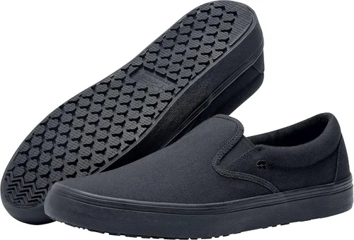 Vista 2 de Shoes for Crews Merlin, sin cordones, para hombre, mujer, unisex, zapatos de trabajo antideslizantes