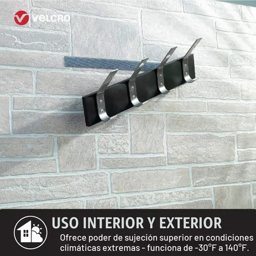 Vista 3 de VELCRO Brand - Resistencia industrial - Extremo - Tiras de 4 x 1 pulgadas, Titanio