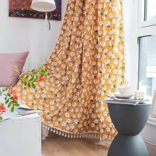 Vista 28 de Deeprove - Cortinas bohemias de 63 pulgadas de largo para dormitorio, rayas de lunares de punto hueco beige y patchwork de algodón y lino crema
