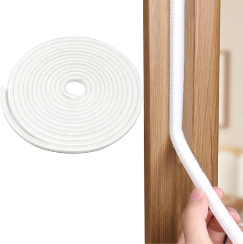 Vista 21 de Burlete autoadhesivo gris insonorizante de 33 pies para puertas y ventanas, 0.4 pulgadas de ancho x 0.2 pulgadas de grosor