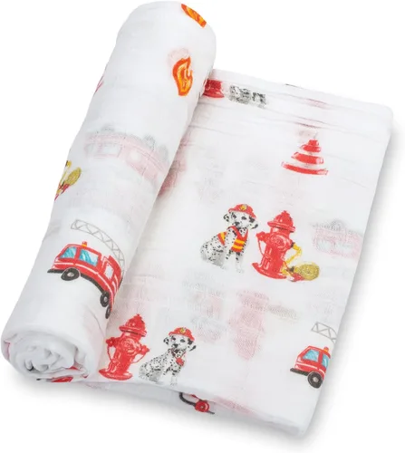 Vista 19 de LollyBanks Manta de Envolver, Manta de Bebé 100% Algodón, Manta de Envolver de Muselina Suave 47 x 47 Pulgadas, Manta de Bebé Neutra para Niños