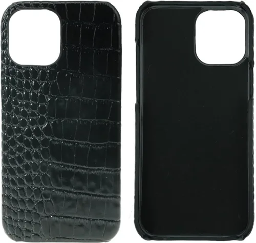 Vista 7 de Funda de cuero para iPhone 13 Pro, diseño clásico retro, suave TPU delgado, a prueba de golpes, funda de cuero de diseñador para iPhone 13 Pro, moda