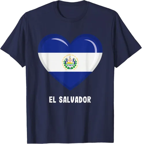 Vista 78 de Camiseta Bandera de El Salvador Camiseta salvadoreña