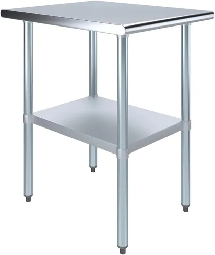 Vista 52 de Mesa de trabajo de acero inoxidable, mesa de metal