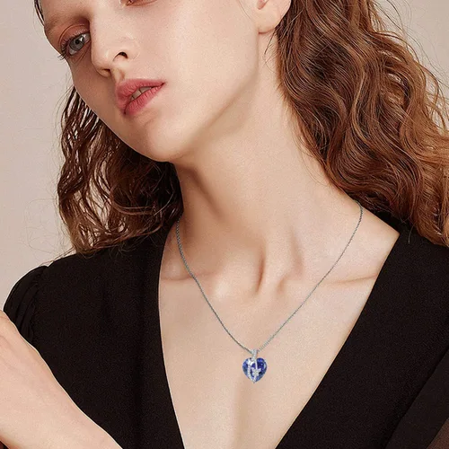 Vista 2 de BELRYO Collar de mariposa exquisito de plata de ley 925, collar con colgante perfecto para mujer, dije de mariposa, ideal para aniversario o regalo