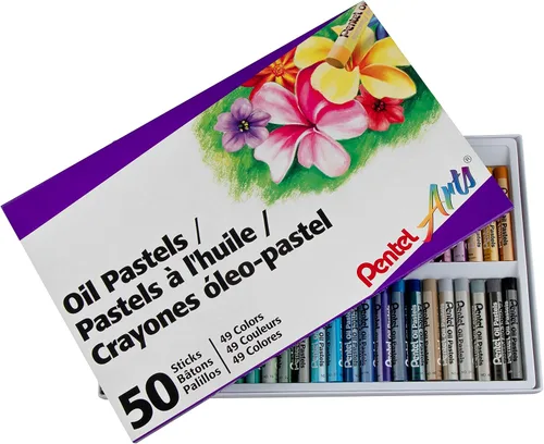 Vista 2 de Pentel PASTELES DE ACEITE 50 CUENTA (juego de 12) DE AMÉRICA