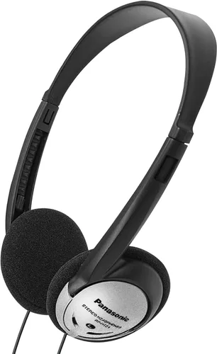 Vista 9 de Panasonic Auriculares ligeros con cable sobre la oreja con micrófono, sonido y XBS para extra graves, cable largo, conector de 3.5mm para teléfonos