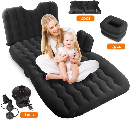 Vista 4 de FBSPORT Colchón inflable de aire, 72.4 x 33.5 x 5.9 in, ideal para acampar, viajes, aventuras