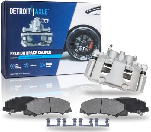 Vista 95 de Detroit Axle - Pastillas de Freno Delantero Izquierdo Reemplazo de Pinza de Disco para Dodge Ram 1500 Dakota Mitsubishi Raider - Juego de 3 piezas