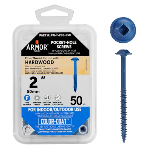 Vista 8 de ARMOR TOOL AP-C-100-100 Tornillos de rosca gruesa de 1 pulgada con revestimiento de color verde y unidad cuadrada