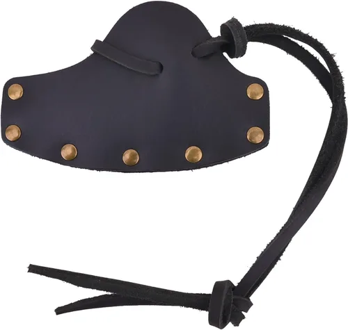 Vista 4 de Funda de cuero duradera para hacha, cubierta de cabeza de hacha, protector de hoja de hacha, herramienta de camping