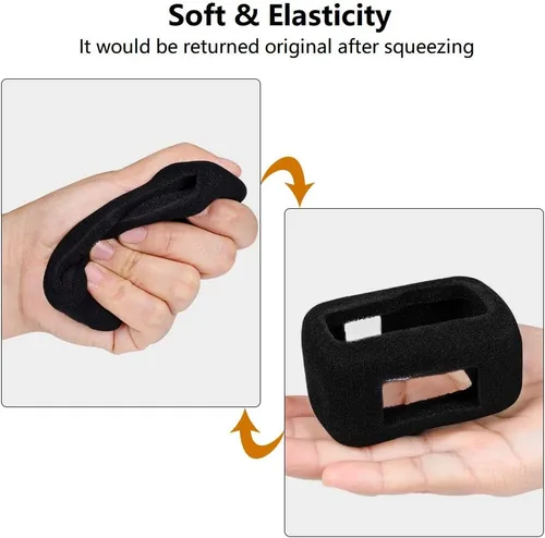 Vista 3 de Taisioner Windslayer - Funda para GoPro Hero 8, carcasa negra, accesorio de reducción de ruido