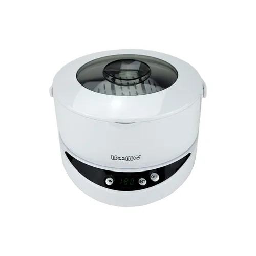 Vista 3 de iSonic CDS200B Limpiador ultrasónico digital con un tanque desmontable para joyas, gafas, relojes, CD, 1.6Pt/0.75 L, 110V