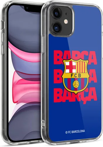 Vista 255 de Head Case Designs Funda de gel suave con licencia oficial del FC Barcelona Barca Crest Graphics [protección de grado militar] compatible con Apple