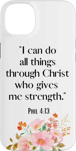 Vista 15 de I Can Do All Things Through Christ Jesus Philippians 4:13 Case for iPhone 17