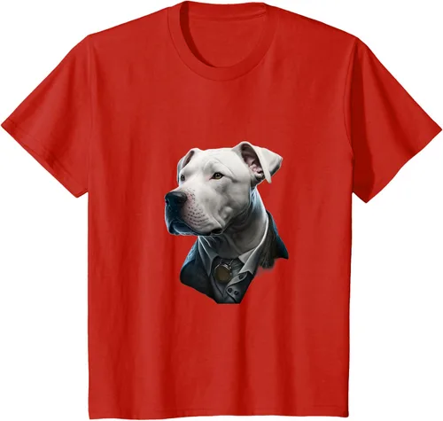 Vista 3 de Detective Dogo Argentino - Camiseta para perro, Negro