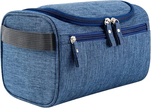Vista 12 de Neceser colgante para mujeres y hombres, maquillaje de viaje, gran capacidad, kit de Dopp portátil, bolsa organizadora de almacenamiento con gancho