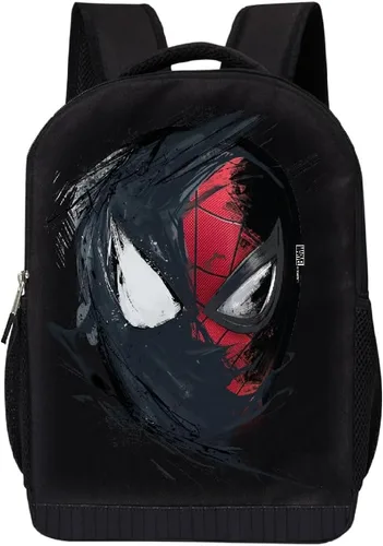 Vista 26 de Marvel Mochila Spider-Man para niños y niñas, mochila para niños pequeños Miles Morales Spiderman Kids Mochila Bolsa de malla Vengadores - Michael