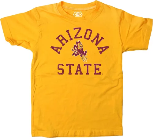 Vista 126 de Wes and Willy Camiseta de algodón orgánico de manga corta para niños de la NCAA