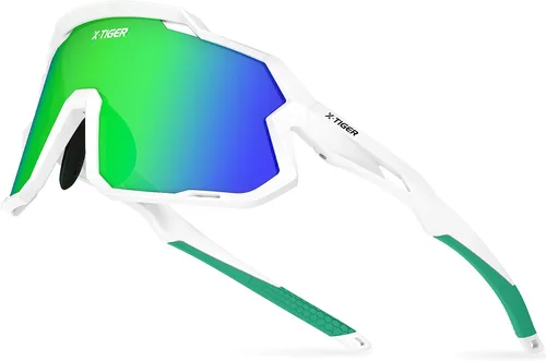 Vista 12 de X-TIGER Gafas de sol polarizadas para niños y niñas, lentes de sol de béisbol polarizadas para niños de 8 a 14 años, UV400, gafas de ciclismo