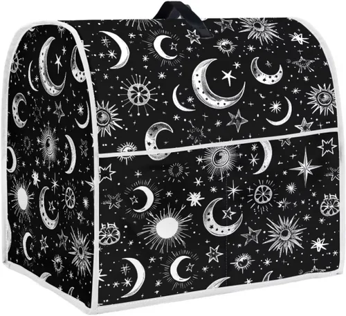 Vista 30 de Funda para batidora con estampado de girasol y bandera americana, cubierta protectora contra el polvo, adecuada para la mayoría de los modelos