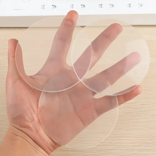 Vista 7 de Juego de protectores de pared para tope de puerta cuadrado transparente - 6