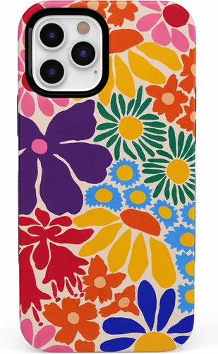 Vista 104 de Casely Funda para iPhone 12 Pro Max Always Vibing Retro Diseño protector audaz Diseño compatible con MagSafe