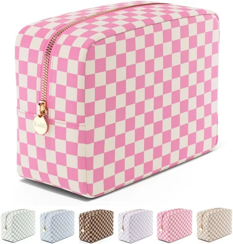 Vista 51 de Bolsa de Maquillaje de Viaje Embla Bolsa de Artículos de Aseo de Viaje, Negro, Mini, Mini