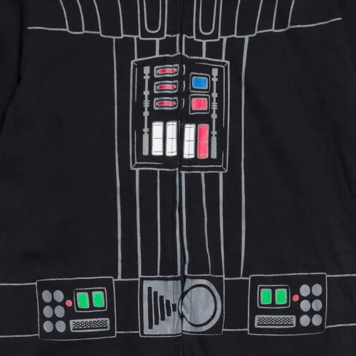 Vista 6 de STAR WARS Darth Vader - Overol de cosplay con cremallera para bebé a niño grande