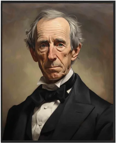 Vista 9 de Abraham Lincoln - Póster impreso artístico, retrato presidencial oficial, decoración de pared, colección de galería de arte del presidente, pintura